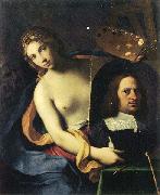 Giovanni Domenico Cerrini Allegory of Painting. painting